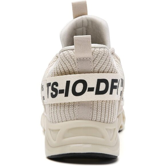 Women Tan Athletic Shoes Walking Running Shoes Non-Slip Fashion Sneakers - Picture 6 of 6